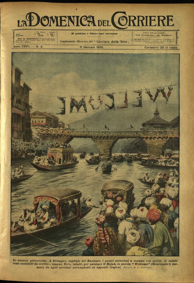 LA DOMENICA DEL CORRIERE. 11 Gennaio 1925. Anno XXVII - …