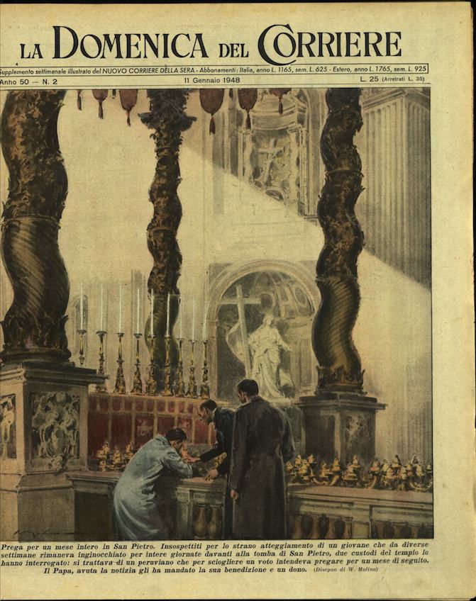 LA DOMENICA DEL CORRIERE. 11 gennaio 1948. Anno L - …