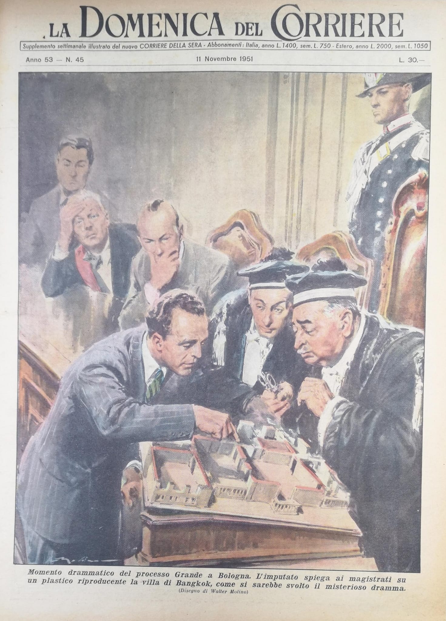 LA DOMENICA DEL CORRIERE 11 novembre 1951 Anno LIII - …