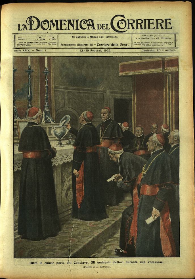 LA DOMENICA DEL CORRIERE. 12 - 19 febbraio 1922. Anno …
