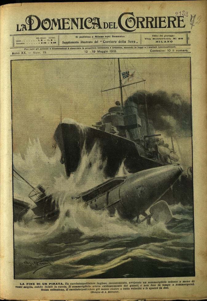 LA DOMENICA DEL CORRIERE. 12 - 19 maggio 1918. Anno …