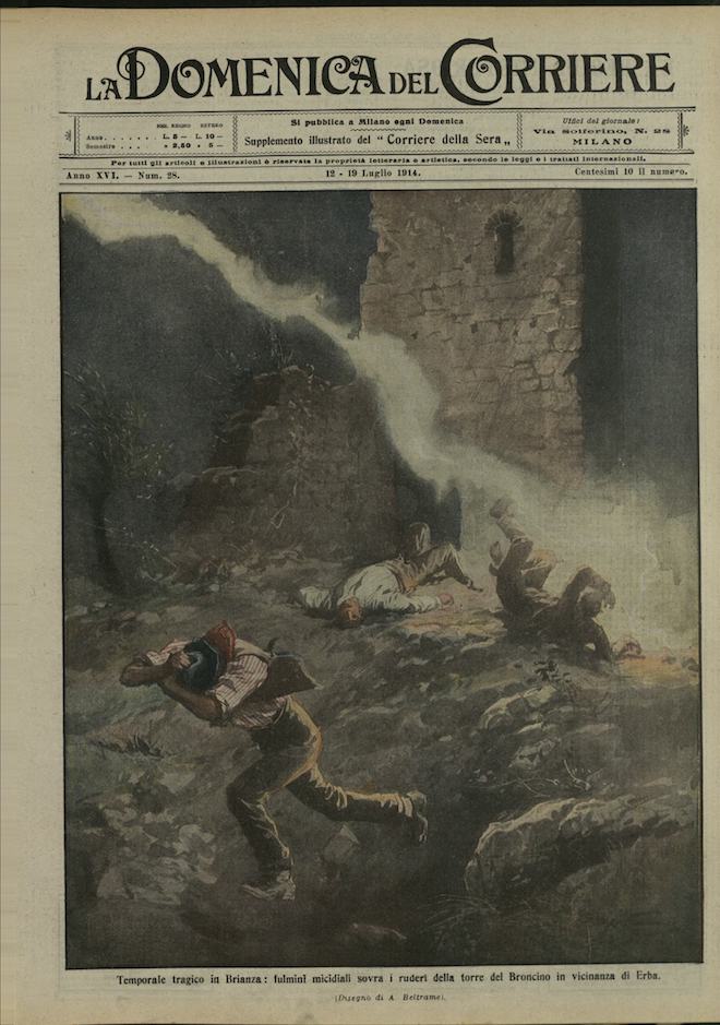 LA DOMENICA DEL CORRIERE. 12- 19 Luglio 1914. Anno XVI …