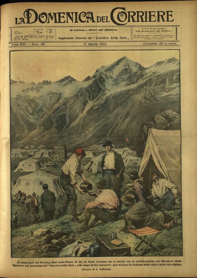 LA DOMENICA DEL CORRIERE. 12 agosto 1923. Anno XXV - …