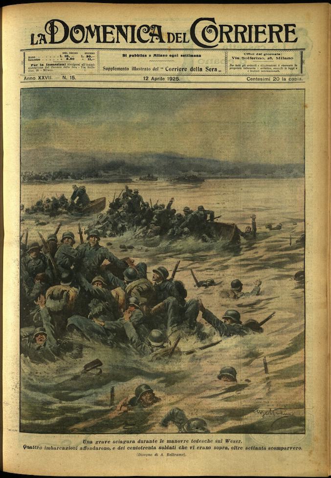 LA DOMENICA DEL CORRIERE. 12 Aprile 1925. Anno XXVII - …