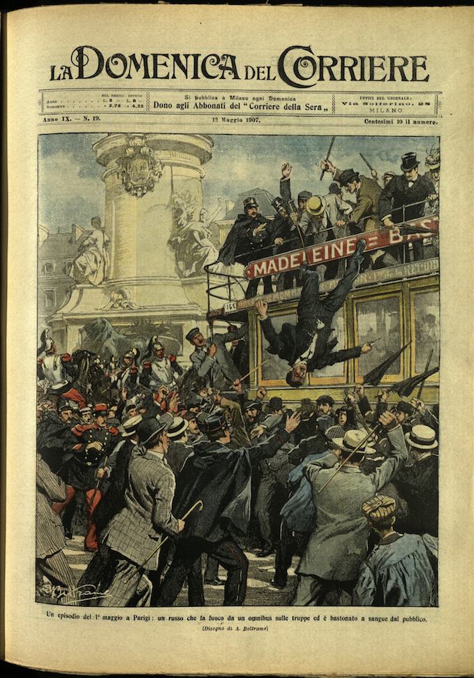 LA DOMENICA DEL CORRIERE. 12 Maggio 1907. Anno IX - …