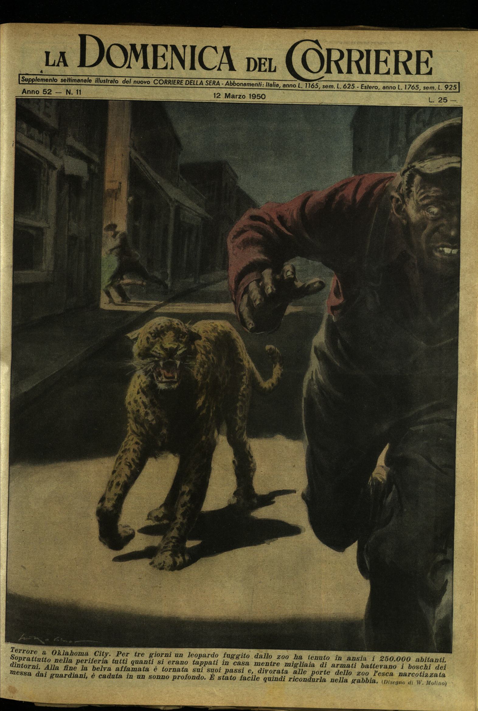 LA DOMENICA DEL CORRIERE 12 Marzo 1950 Anno LII - …