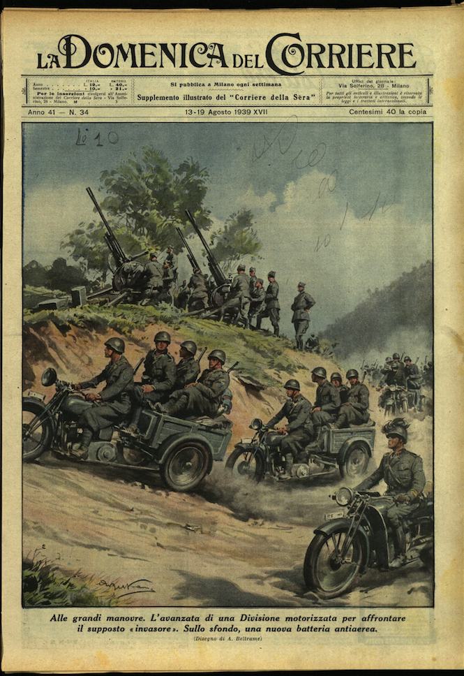 LA DOMENICA DEL CORRIERE 13 - 19 agosto 1939 Anno …