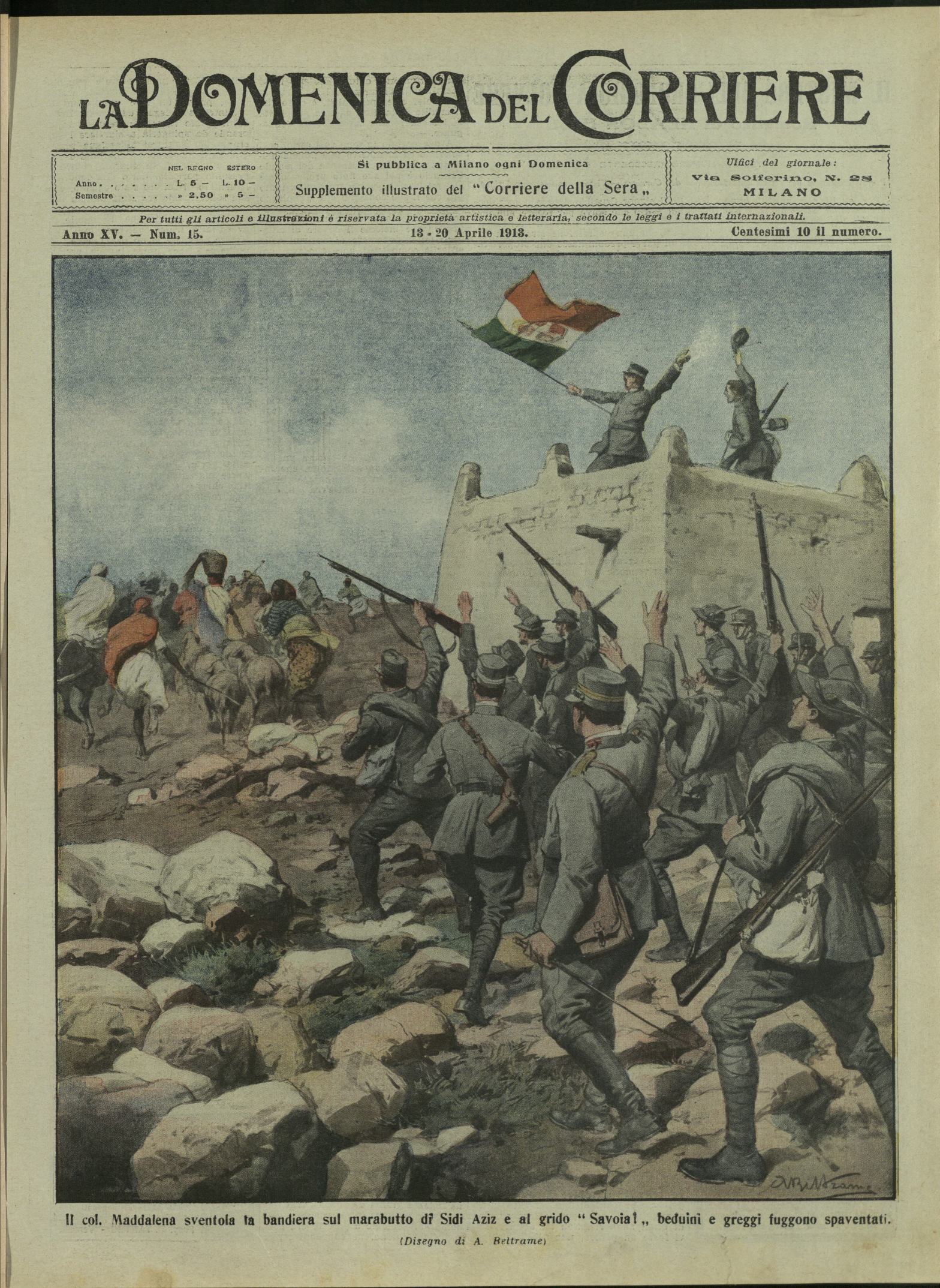 LA DOMENICA DEL CORRIERE. 13 - 20 Aprile 1913. Anno …