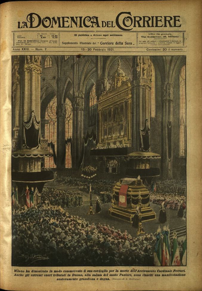 LA DOMENICA DEL CORRIERE. 13 - 20 febbraio 1921. Anno …
