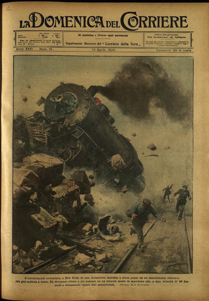LA DOMENICA DEL CORRIERE. 13 Aprile 1924. Anno XXVI - …