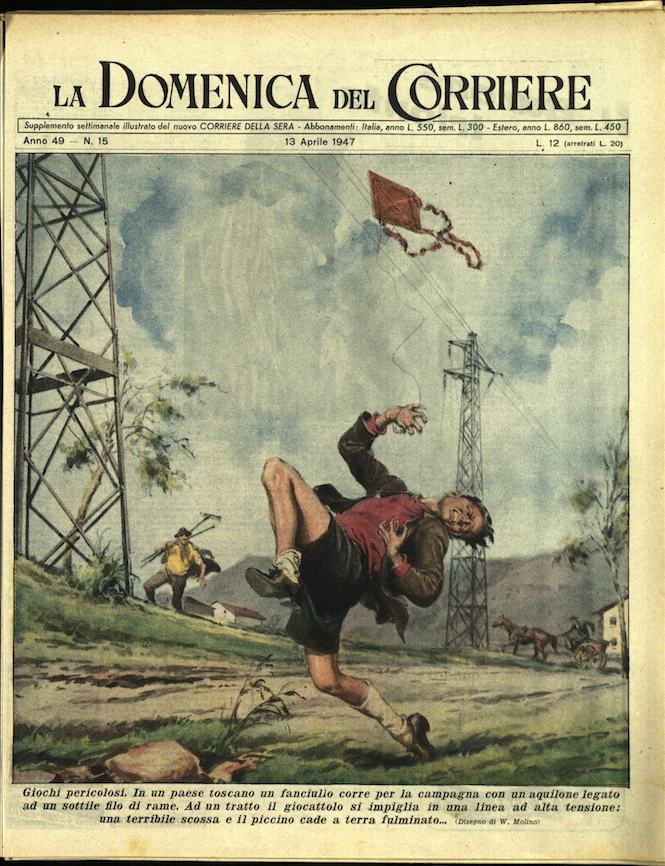 LA DOMENICA DEL CORRIERE. 13 aprile 1947. Anno XLIX - …