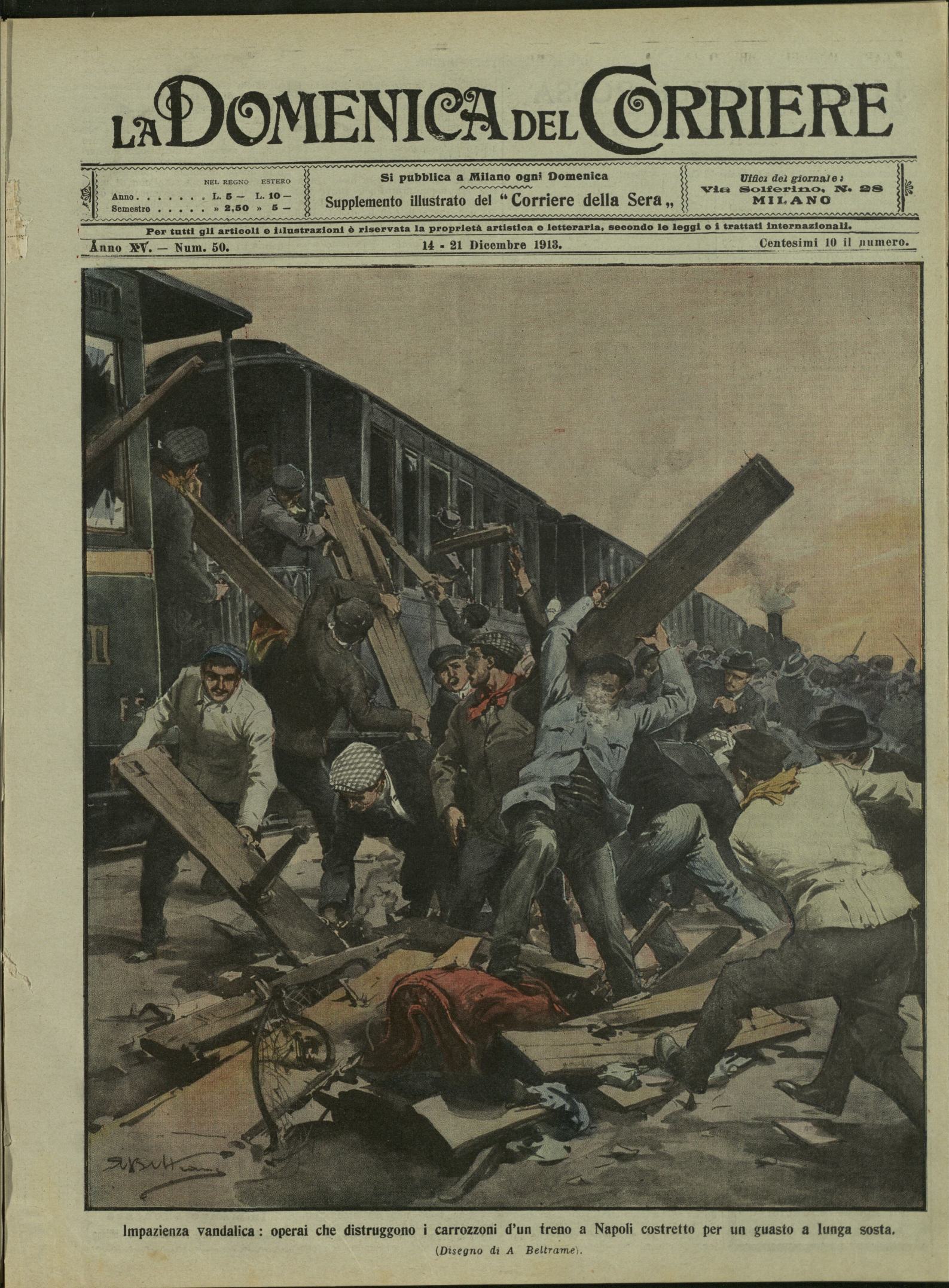 LA DOMENICA DEL CORRIERE. 14 - 21 Dicembre 1913. Anno …