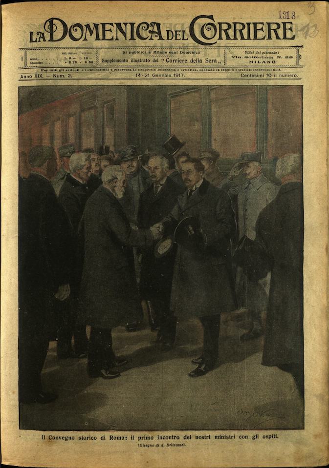 LA DOMENICA DEL CORRIERE. 14 - 21 gennaio 1917. Anno …