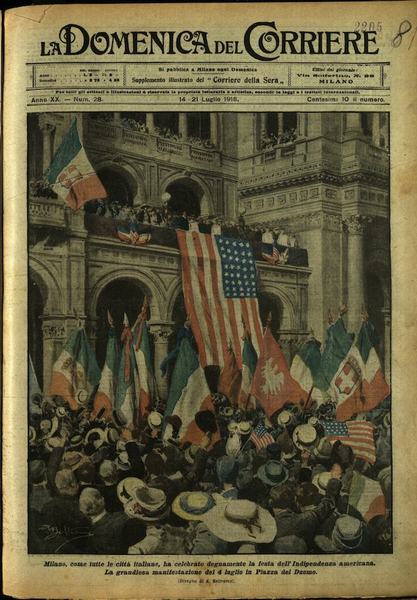 LA DOMENICA DEL CORRIERE. 14 - 21 luglio 1918. Anno …
