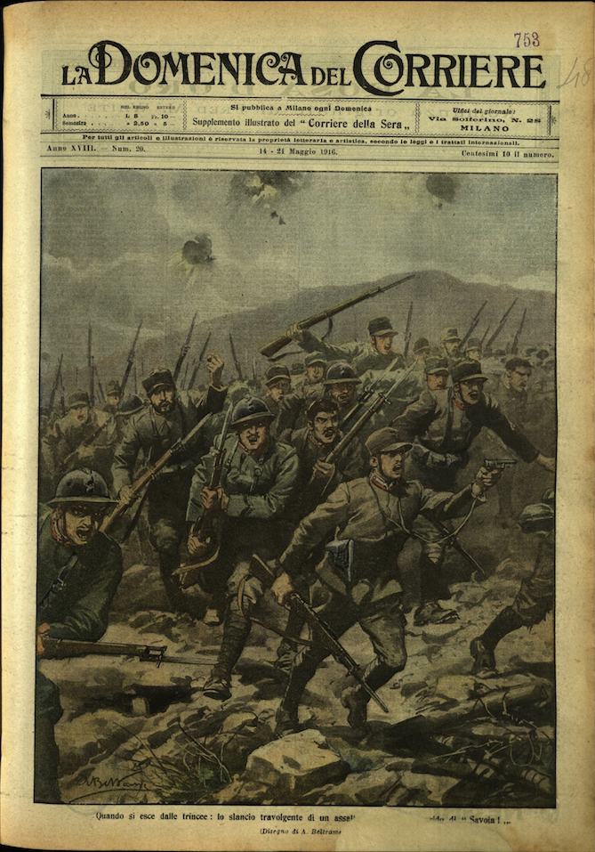 LA DOMENICA DEL CORRIERE 14 - 21 Maggio 1916 Anno …