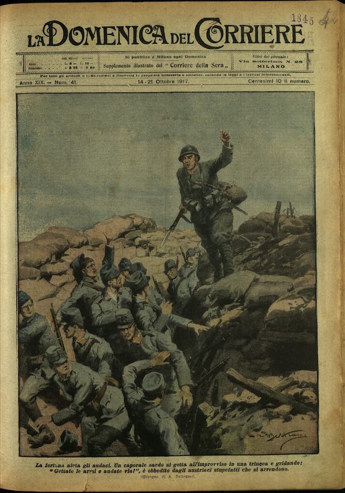 LA DOMENICA DEL CORRIERE. 14 - 21 ottobre 1917. Anno …