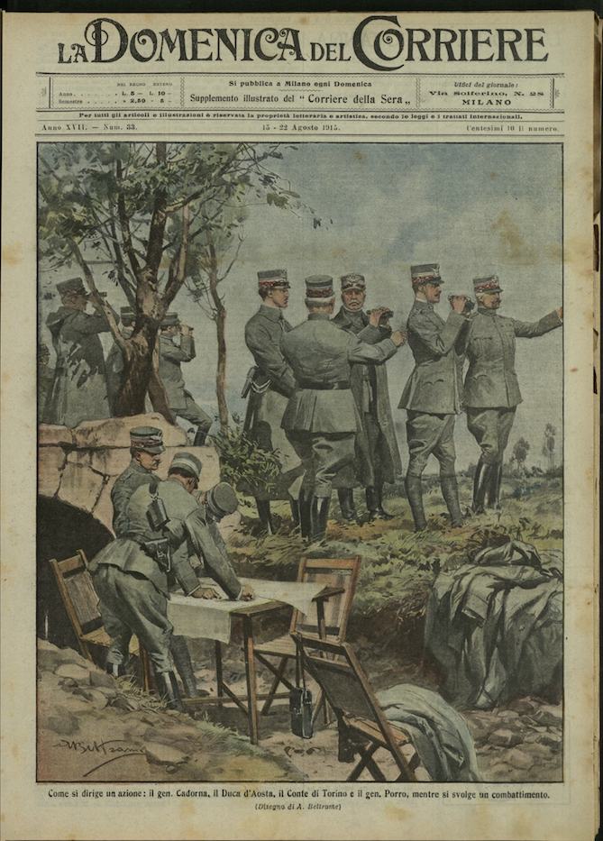 LA DOMENICA DEL CORRIERE. 15 - 22 Agosto 1915. Anno …