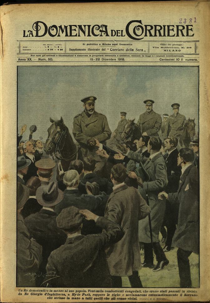 LA DOMENICA DEL CORRIERE. 15 - 22 dicembre 1918. Anno …