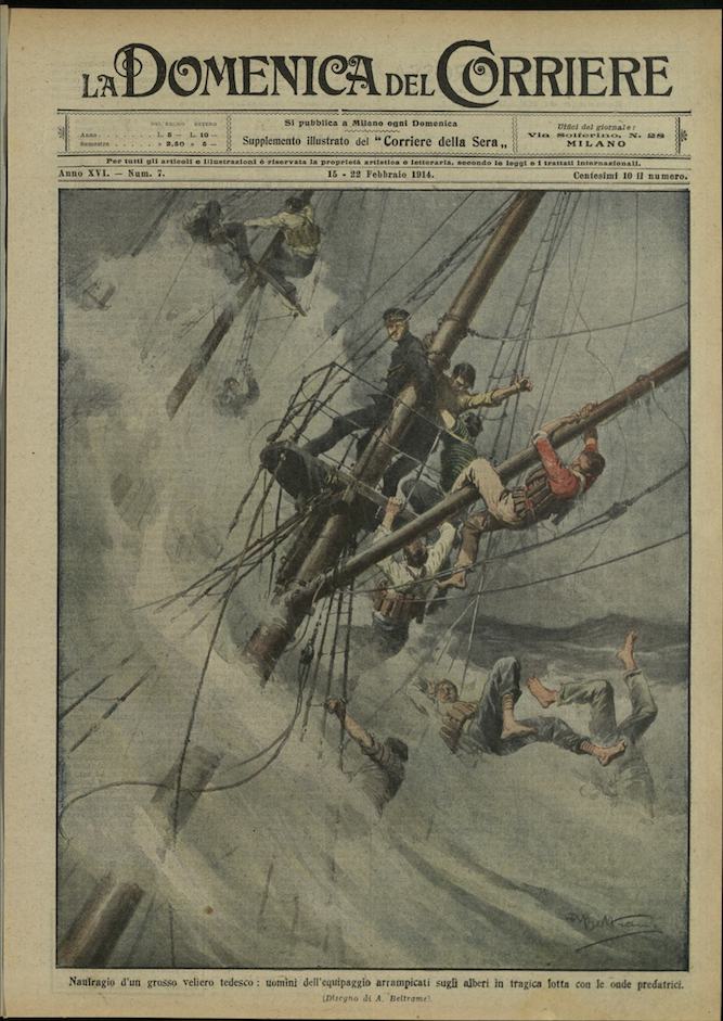 LA DOMENICA DEL CORRIERE. 15 - 22 Febbraio 1914. Anno …