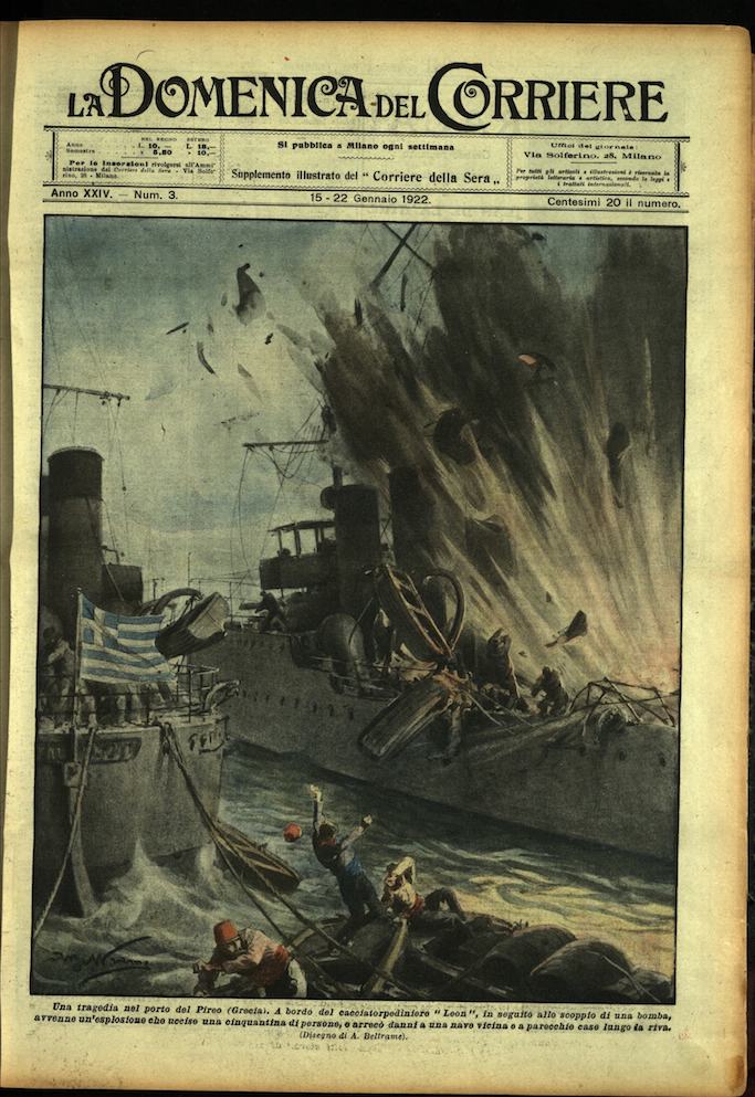 LA DOMENICA DEL CORRIERE. 15 - 22 gennaio 1922. Anno …