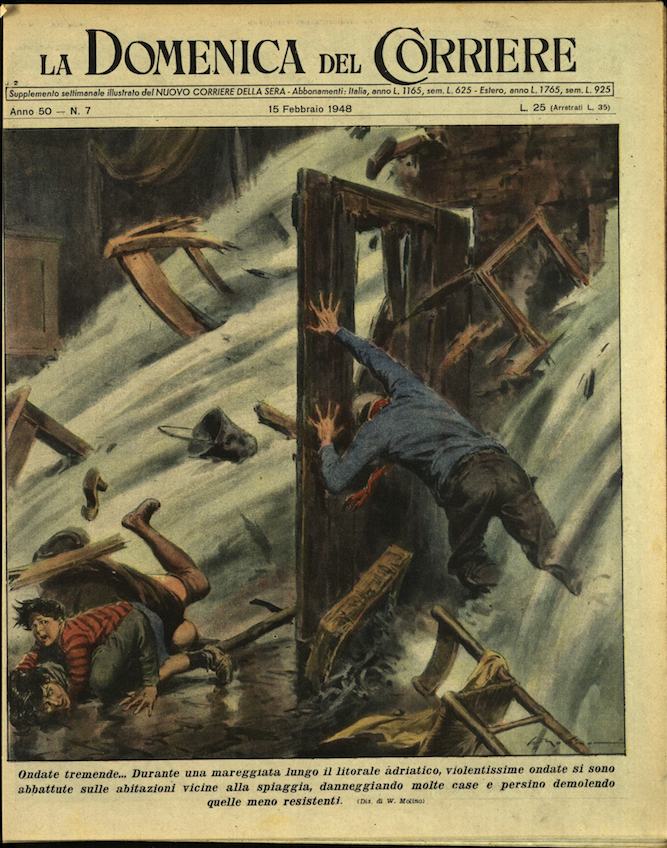LA DOMENICA DEL CORRIERE. 15 febbraio 1948. Anno L - …