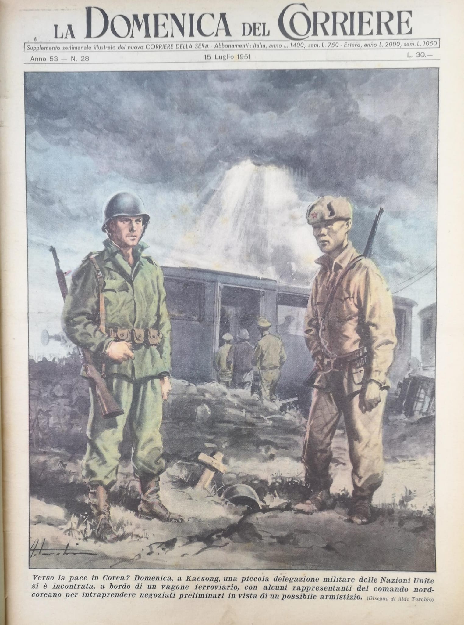 LA DOMENICA DEL CORRIERE 15 luglio 1951 Anno LIII - …