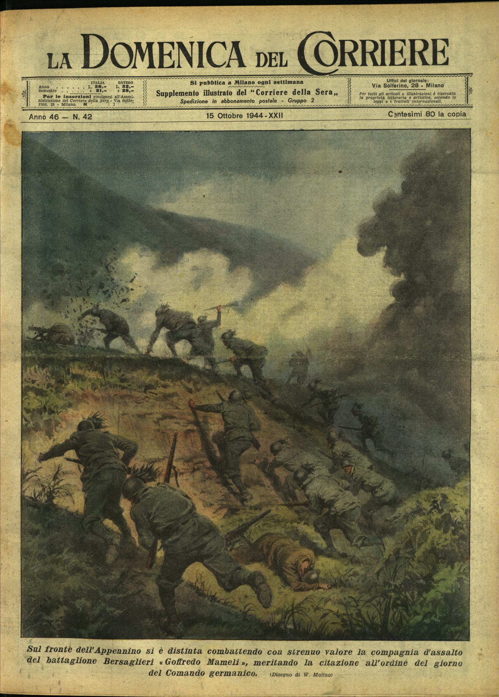 LA DOMENICA DEL CORRIERE 15 Ottobre 1944 Anno XLVI - …