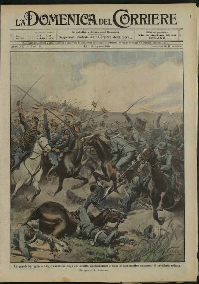 LA DOMENICA DEL CORRIERE. 16 - 23 Agosto 1914. Anno …