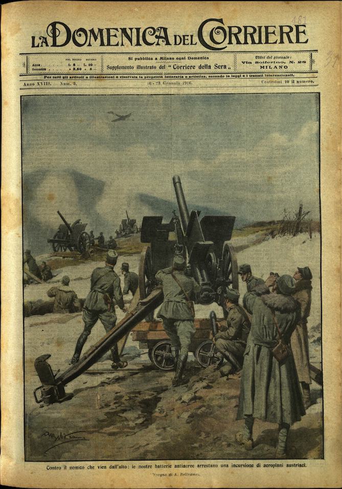 LA DOMENICA DEL CORRIERE. 16 - 23 Gennaio 1916. Anno …