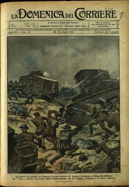 LA DOMENICA DEL CORRIERE. 16 - 23 giugno 1918. Anno …