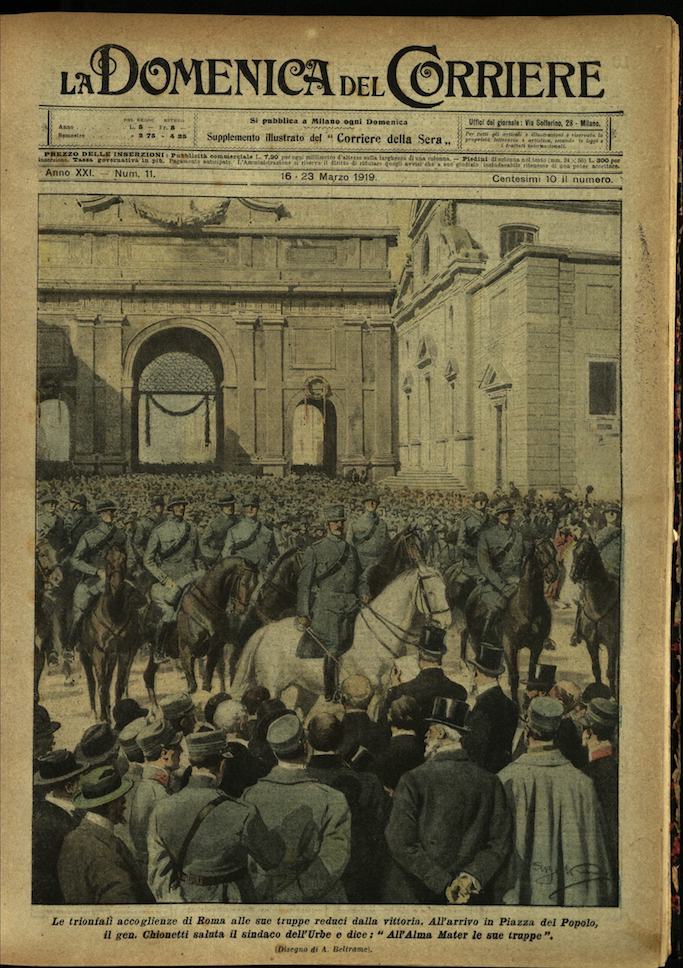 LA DOMENICA DEL CORRIERE. 16 - 23 marzo 1919. Anno …