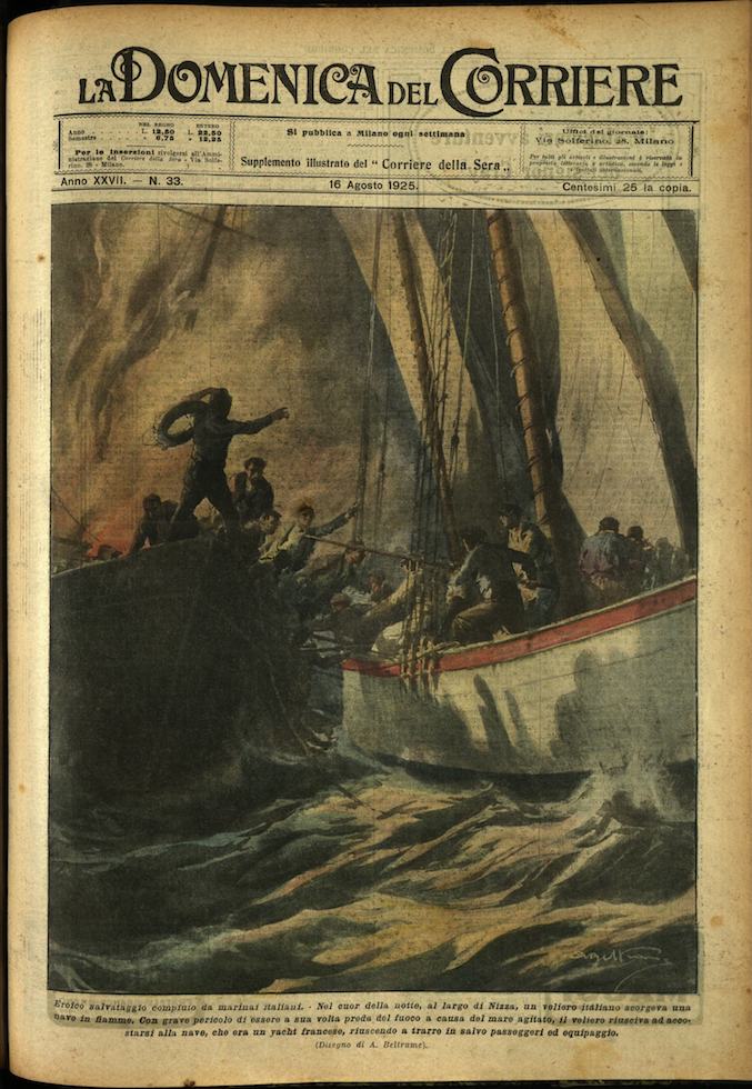 LA DOMENICA DEL CORRIERE. 16 Agosto 1925. Anno XXVII - …