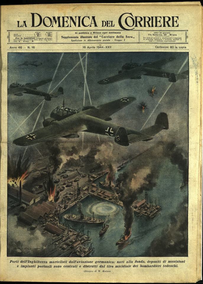 LA DOMENICA DEL CORRIERE 16 aprile 1944 Anno XLVI - …