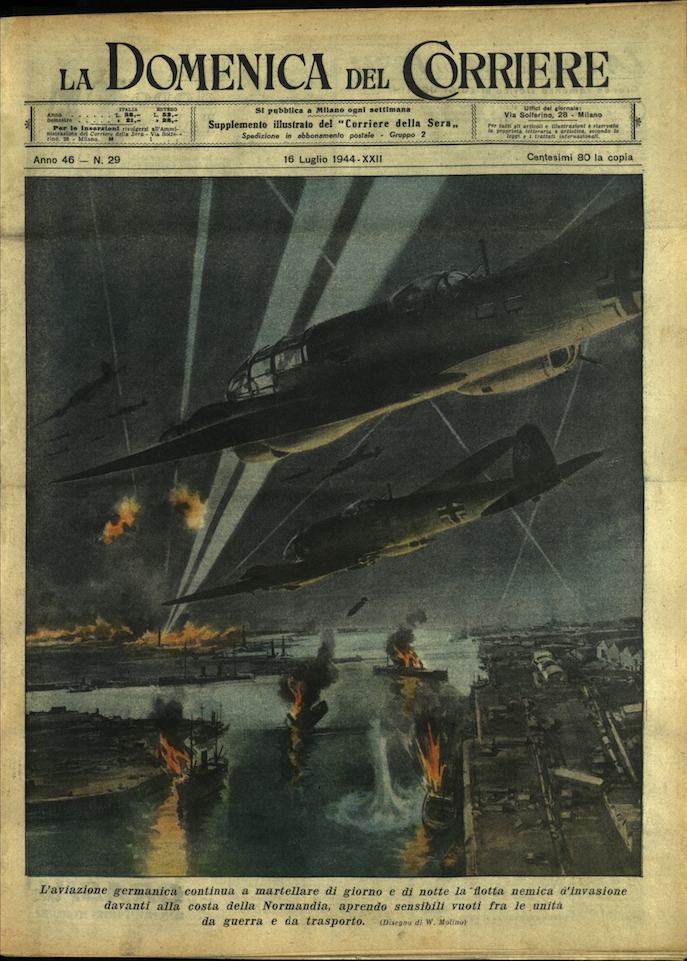 LA DOMENICA DEL CORRIERE. 16 luglio 1944. Anno XLVI - …