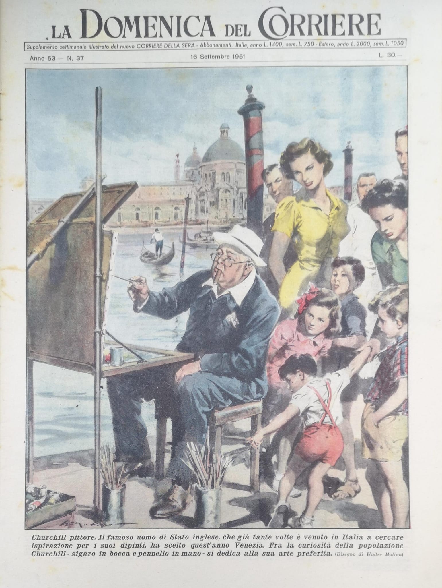LA DOMENICA DEL CORRIERE 16 settembre 1951 Anno LIII - …