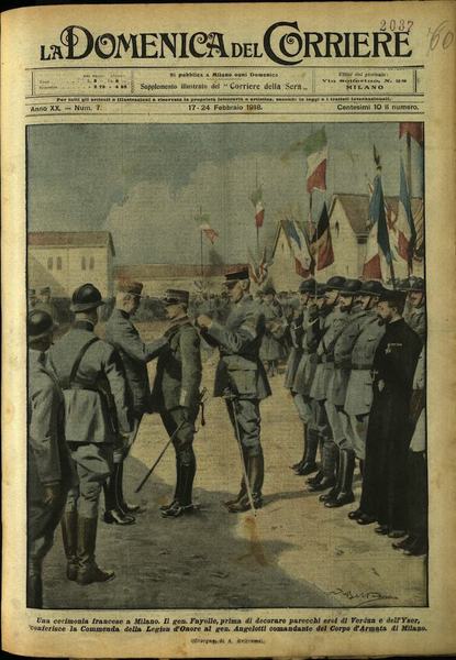 LA DOMENICA DEL CORRIERE. 17 - 24 febbraio 1918. Anno …