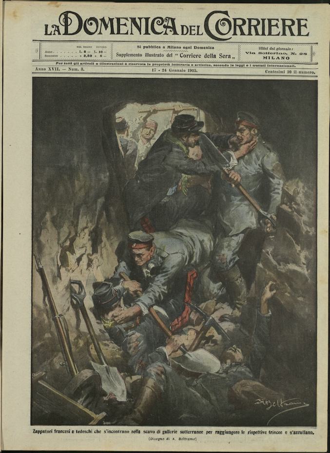 LA DOMENICA DEL CORRIERE. 17 - 24 gennaio 1915. Anno …