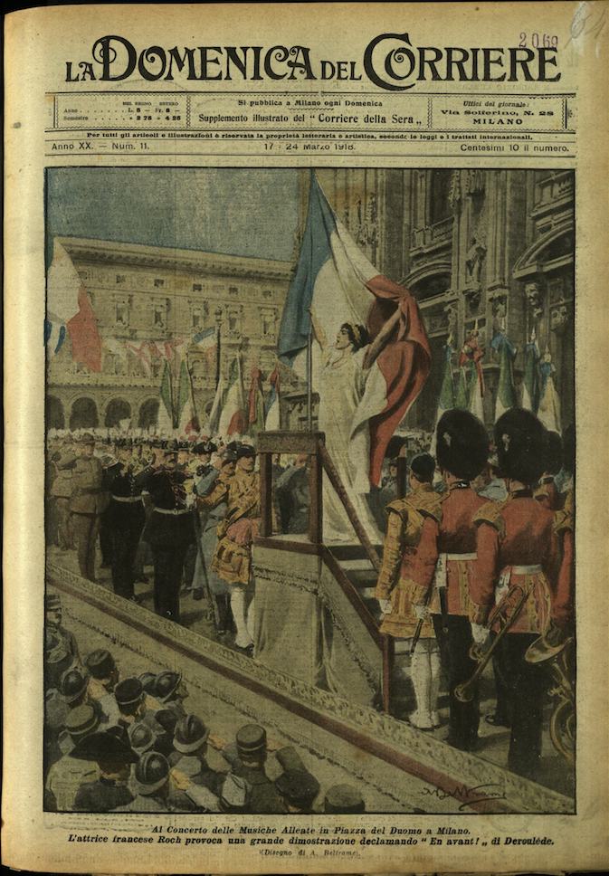 LA DOMENICA DEL CORRIERE. 17 - 24 marzo 1918. Anno …