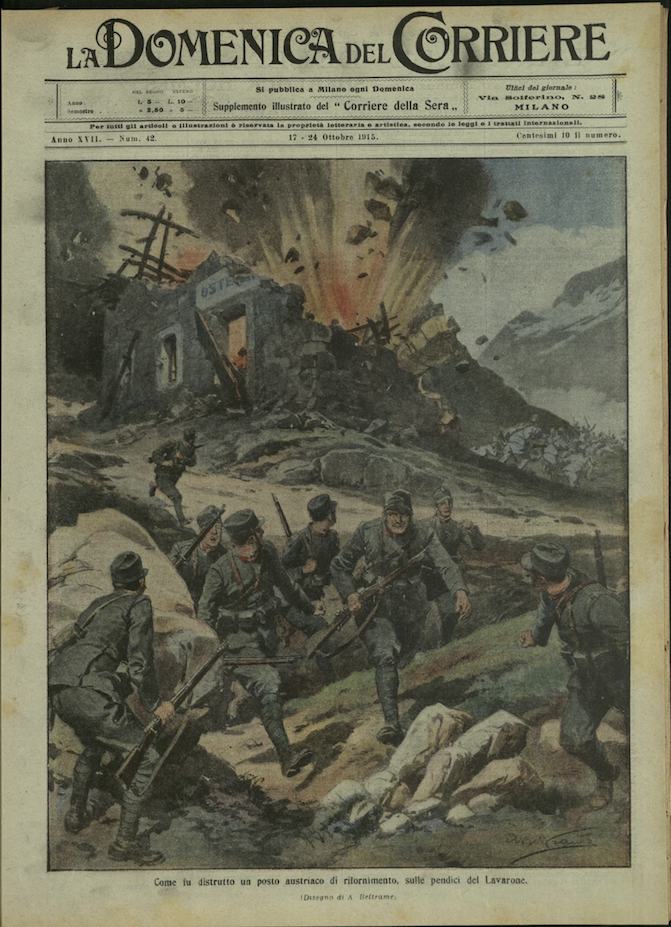 LA DOMENICA DEL CORRIERE. 17 - 24 ottobre 1915. Anno …