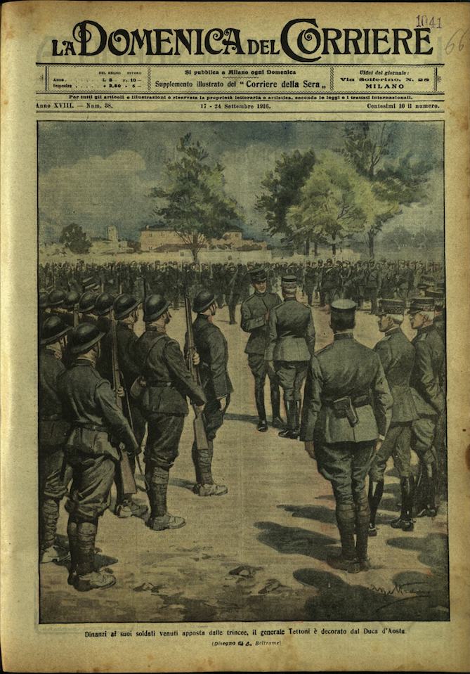 LA DOMENICA DEL CORRIERE. 17 - 24 settembre 1916. Anno …