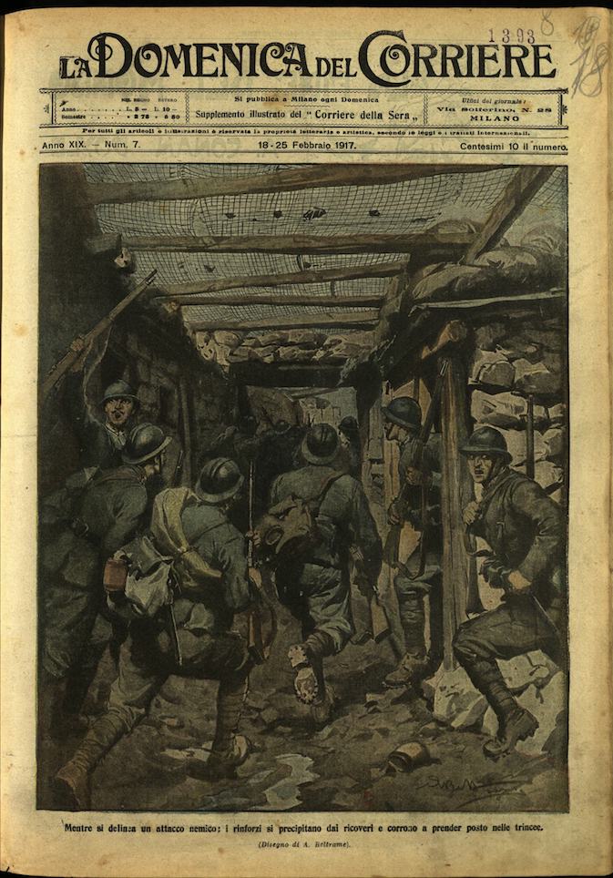 LA DOMENICA DEL CORRIERE. 17 - 25 febbraio 1917. Anno …