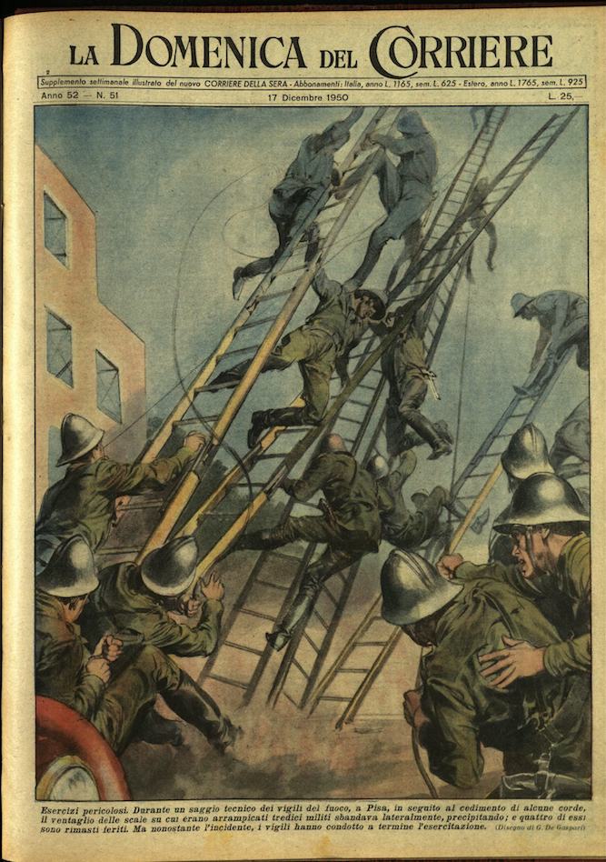 LA DOMENICA DEL CORRIERE. 17 Dicembre 1950. Anno LII - …
