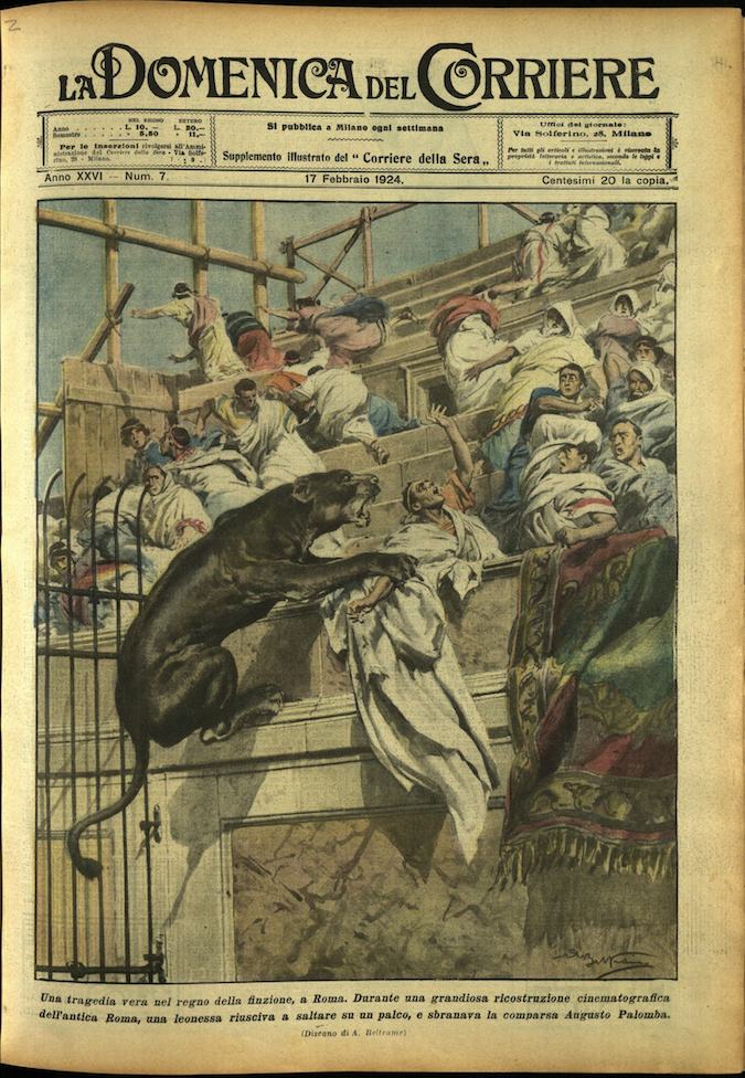 LA DOMENICA DEL CORRIERE. 17 Febbraio 1924. Anno XXVI - …