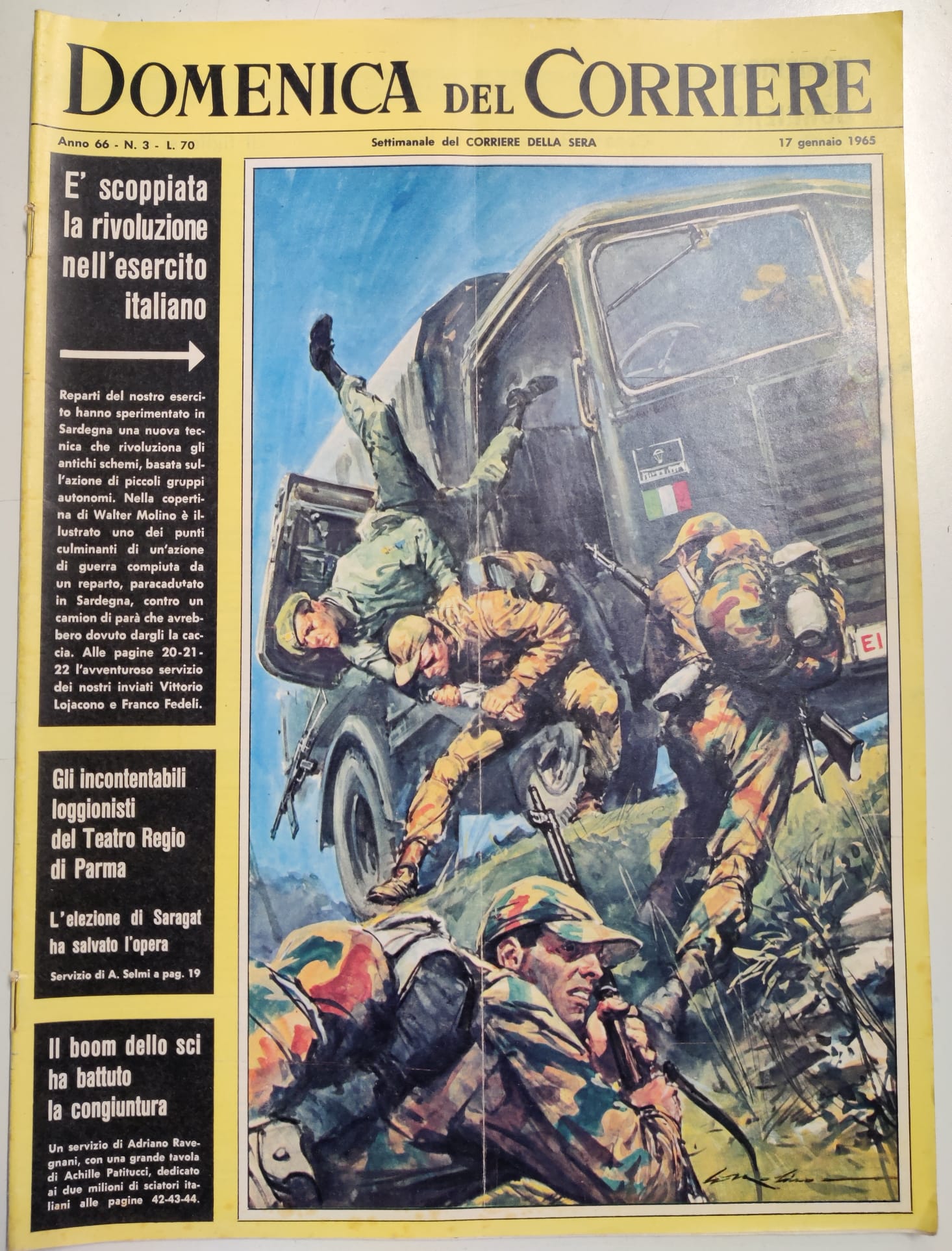 LA DOMENICA DEL CORRIERE 17 Gennaio 1965 Anno 67 - …