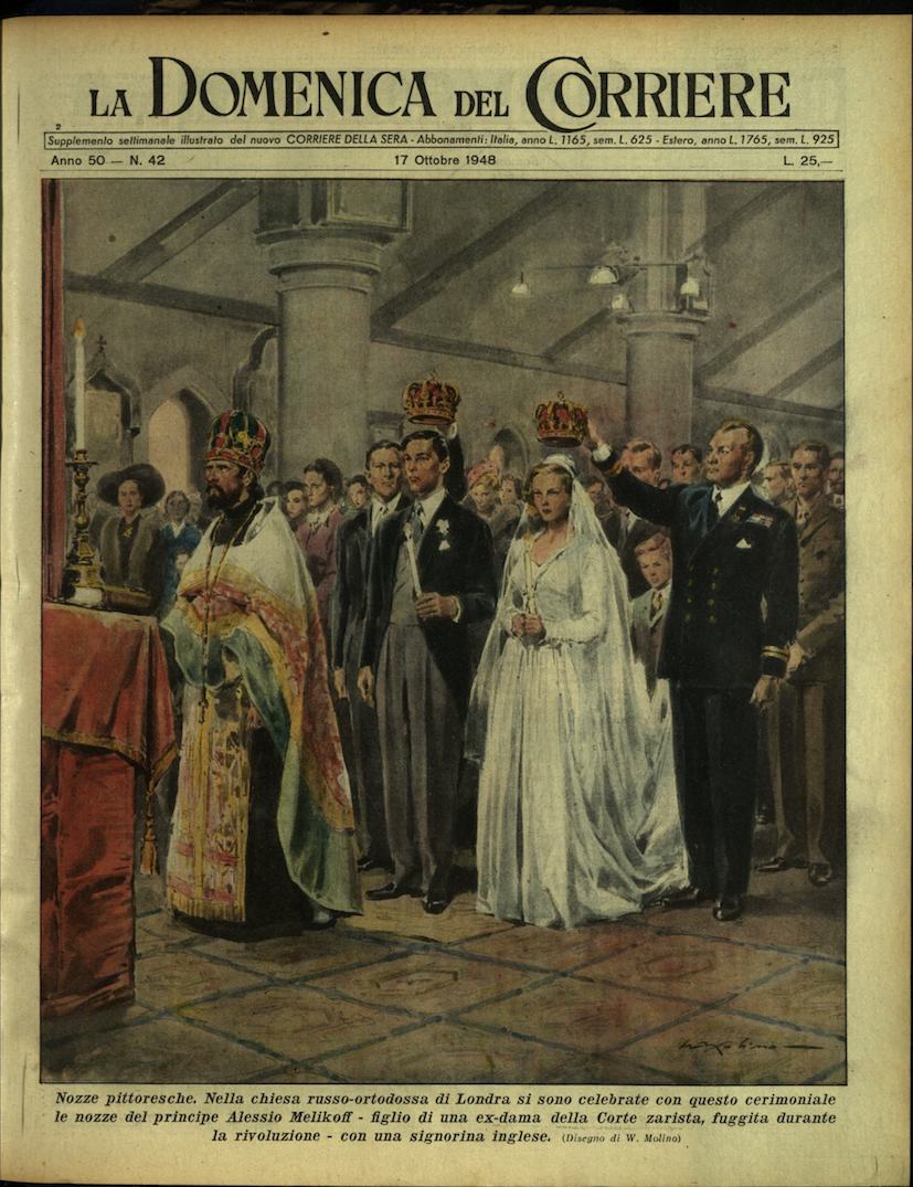LA DOMENICA DEL CORRIERE. 17 ottobre 1948. Anno L - …