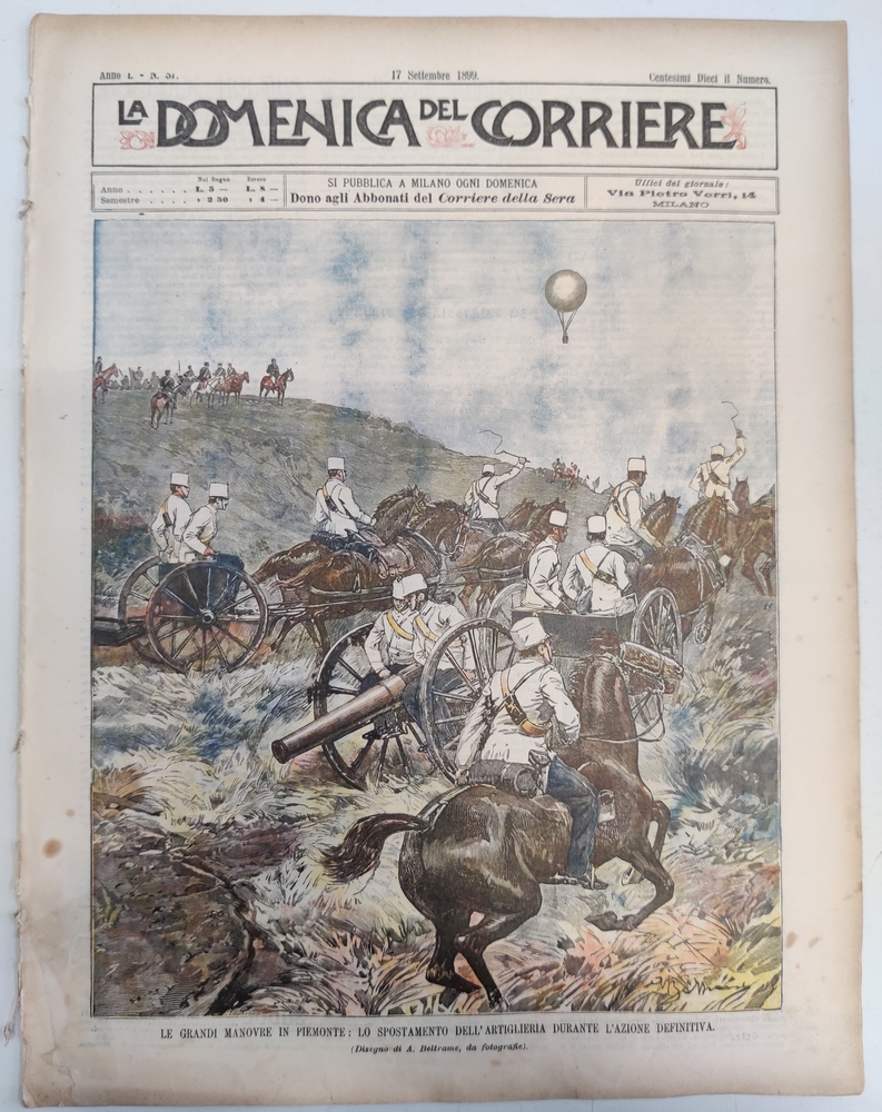 LA DOMENICA DEL CORRIERE 17 Settembre 1899 Anno I - …