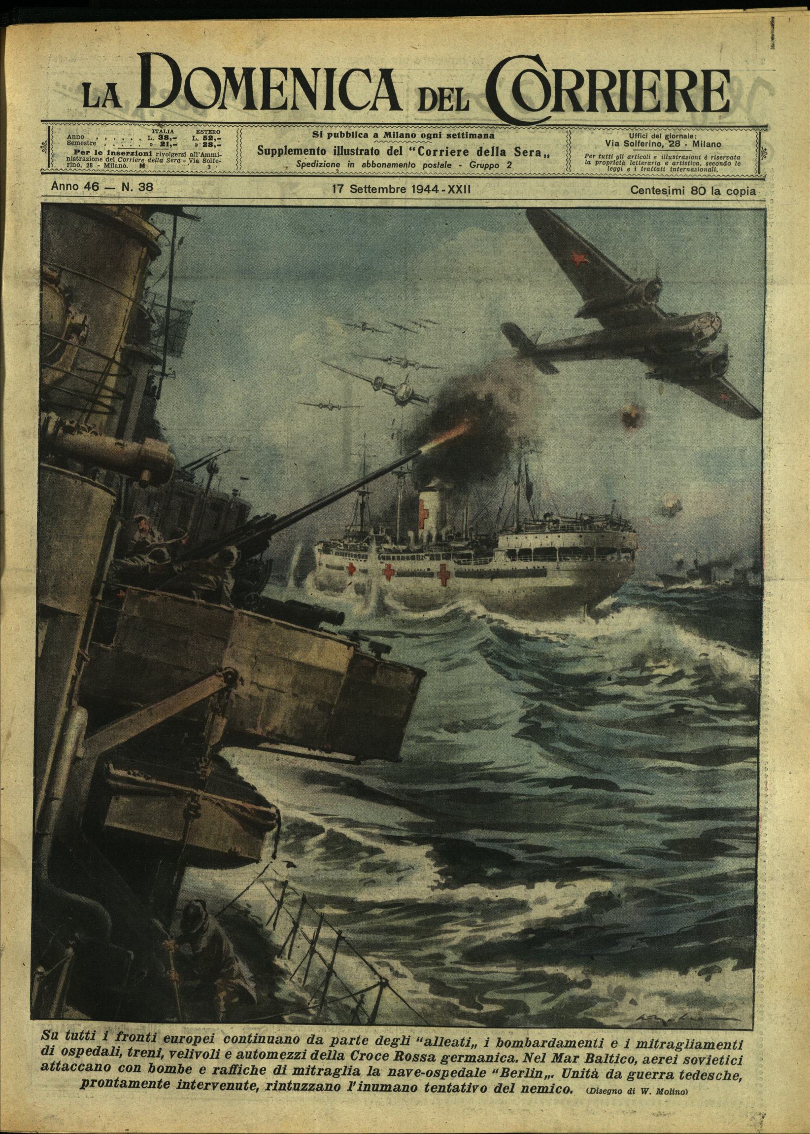 LA DOMENICA DEL CORRIERE 17 Settembre 1944 Anno XLVI - …