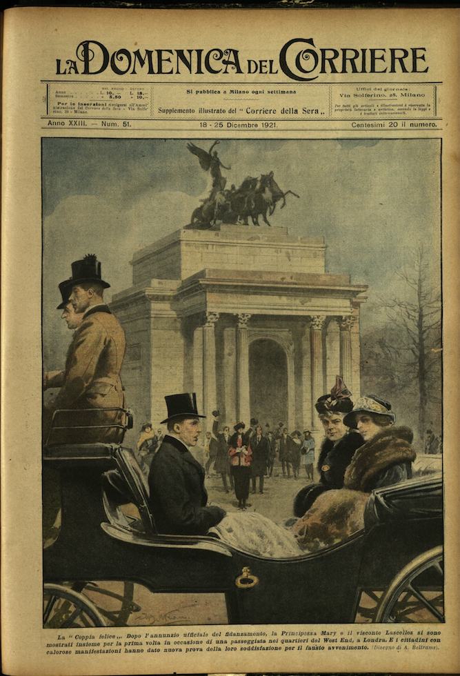LA DOMENICA DEL CORRIERE. 18 - 25 dicembre 1921. Anno …