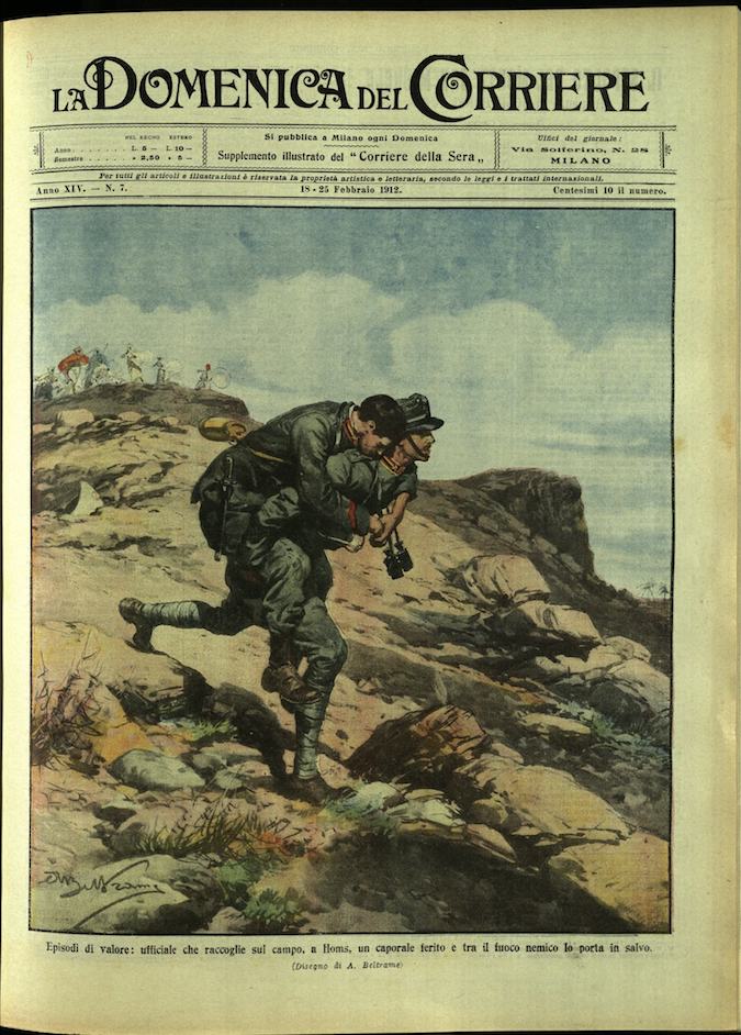 LA DOMENICA DEL CORRIERE. 18 - 25 febbraio 1912. Anno …