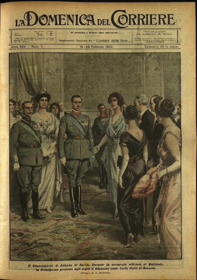 LA DOMENICA DEL CORRIERE. 18 - 25 febbraio 1923. Anno …
